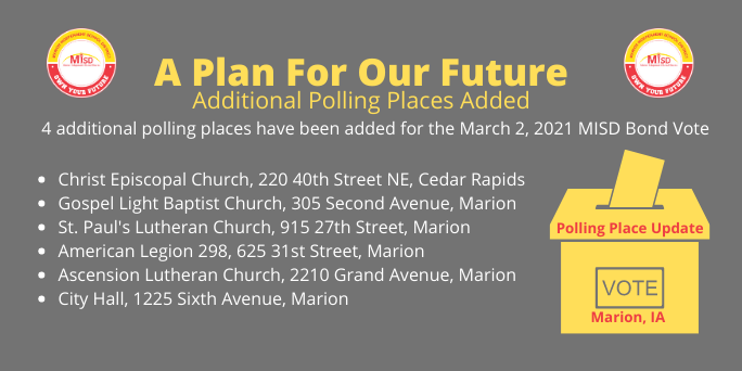 Polling Places for March 2