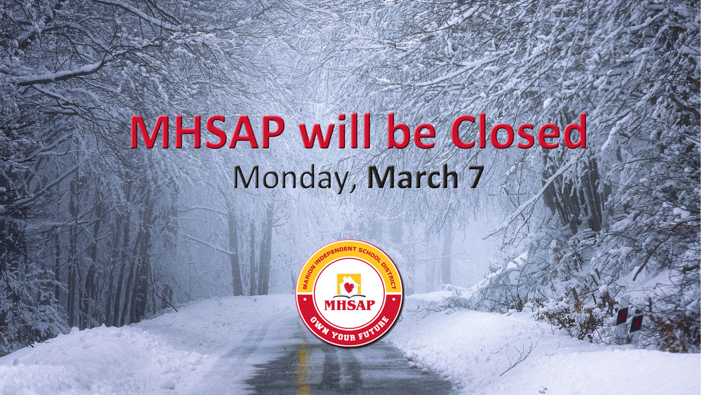 MHSAP Closed Monday