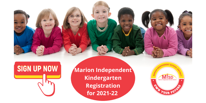Registration begins for 21-22 Kindergarten