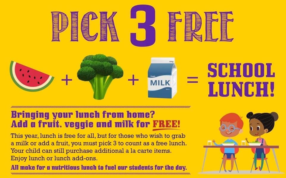 Pick 3 Free Lunch