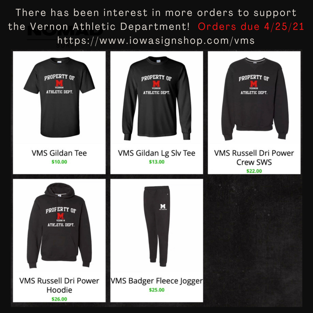 VMS Fundraiser Apparel