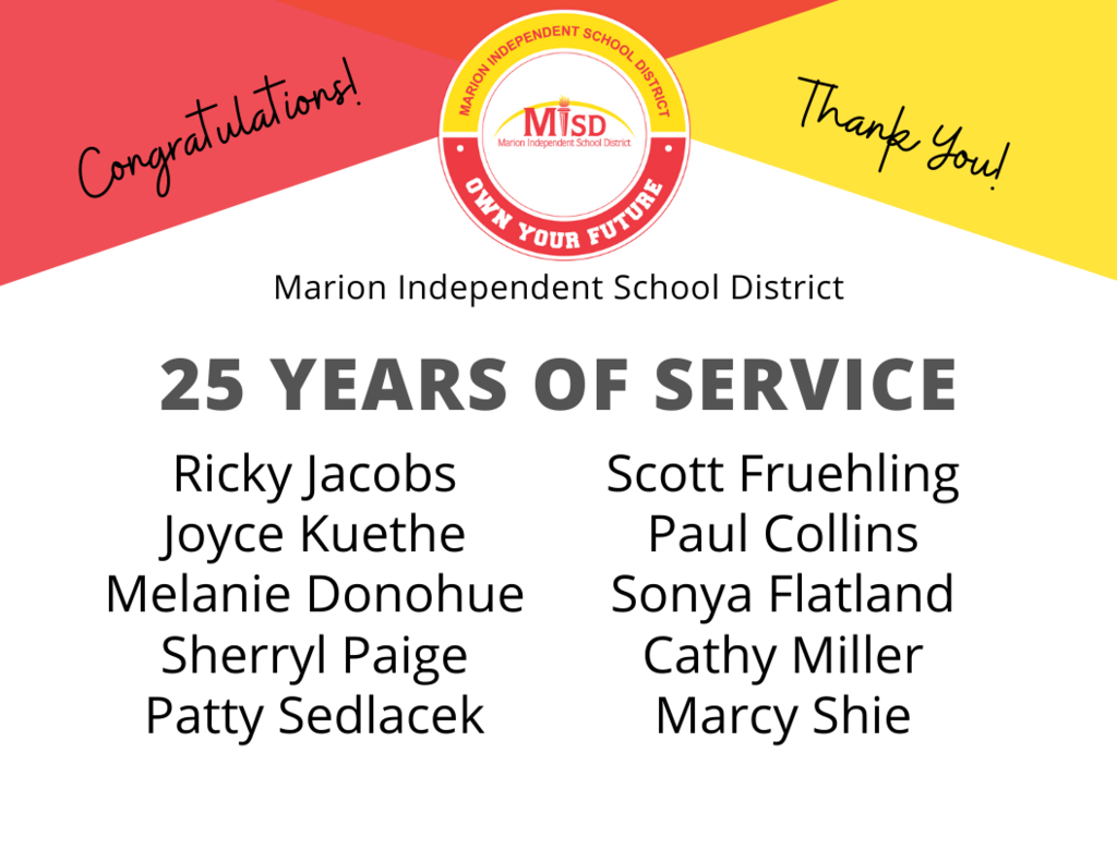 25 Years of Service