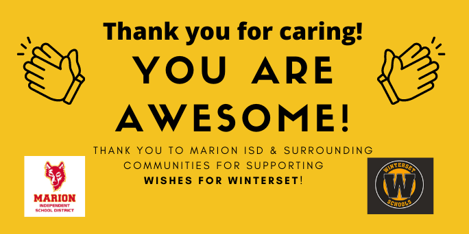 Thank you Wishes for Winterset